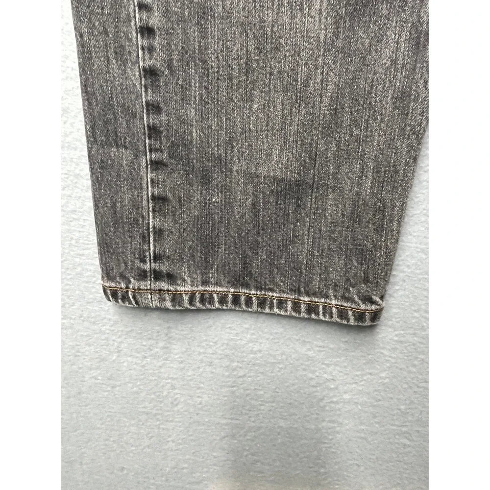 Levi's 501 W35 L34 (32x28) MEN Black Faded Denim Jeans Button Fly Y2K